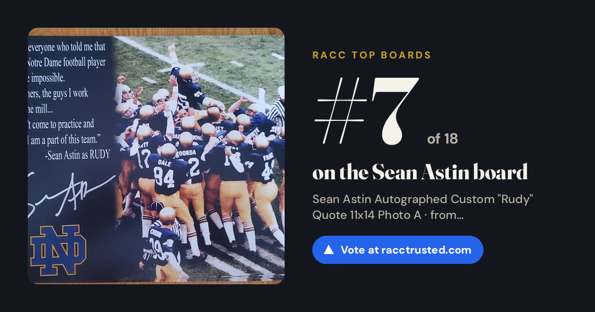 Share card: #7 of 18 on the Sean Astin board