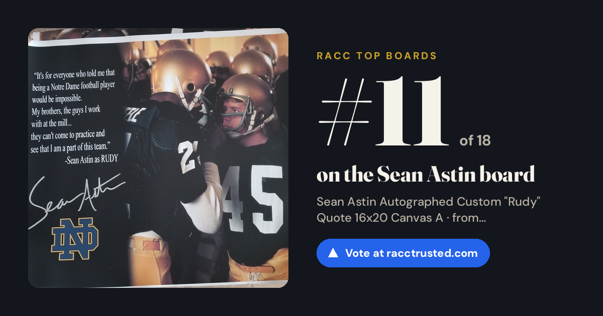 Share card: #11 of 18 on the Sean Astin board