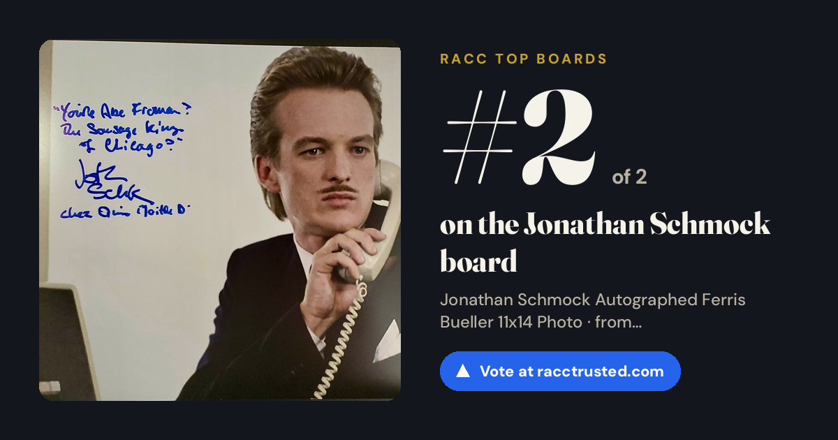 Share card: #2 of 2 on the Jonathan Schmock board