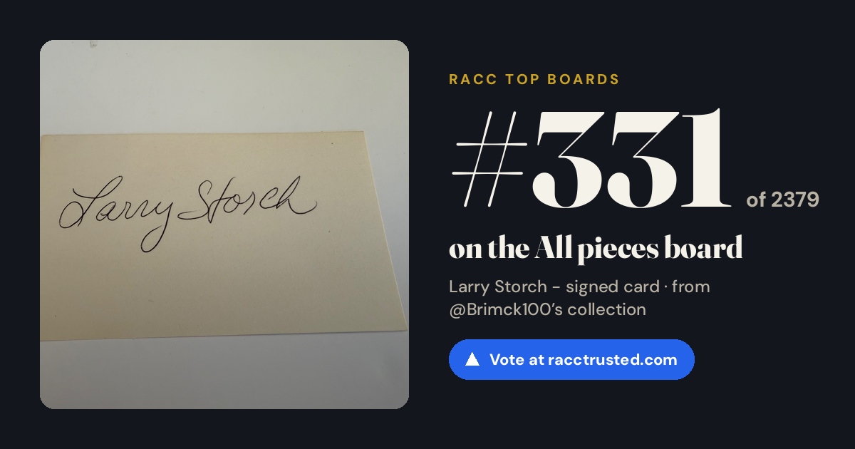 Share card: #331 of 2379 on the All pieces board