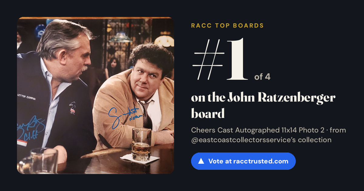 Share card: #1 of 4 on the John Ratzenberger board
