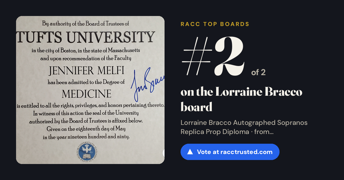 Share card: #2 of 2 on the Lorraine Bracco board