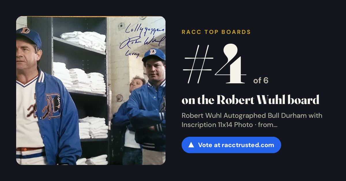 Share card: #4 of 6 on the Robert Wuhl board