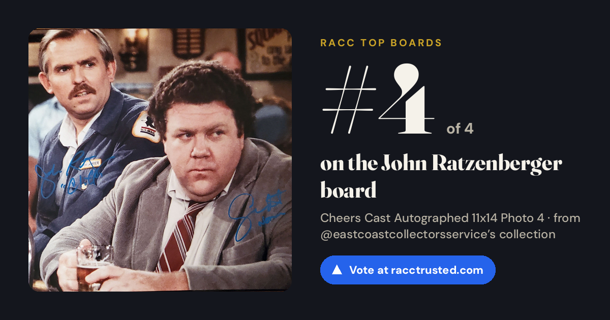 Share card: #4 of 4 on the John Ratzenberger board