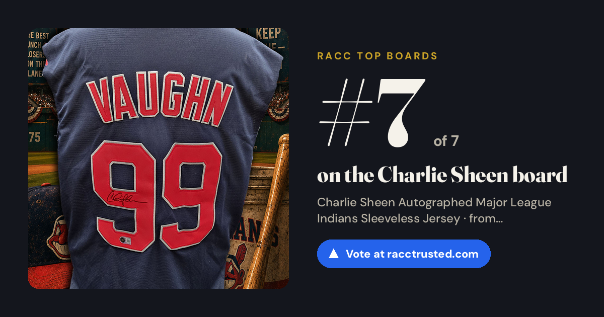Share card: #7 of 7 on the Charlie Sheen board