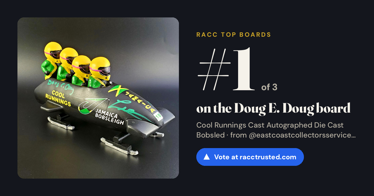 Share card: #1 of 3 on the Doug E. Doug board
