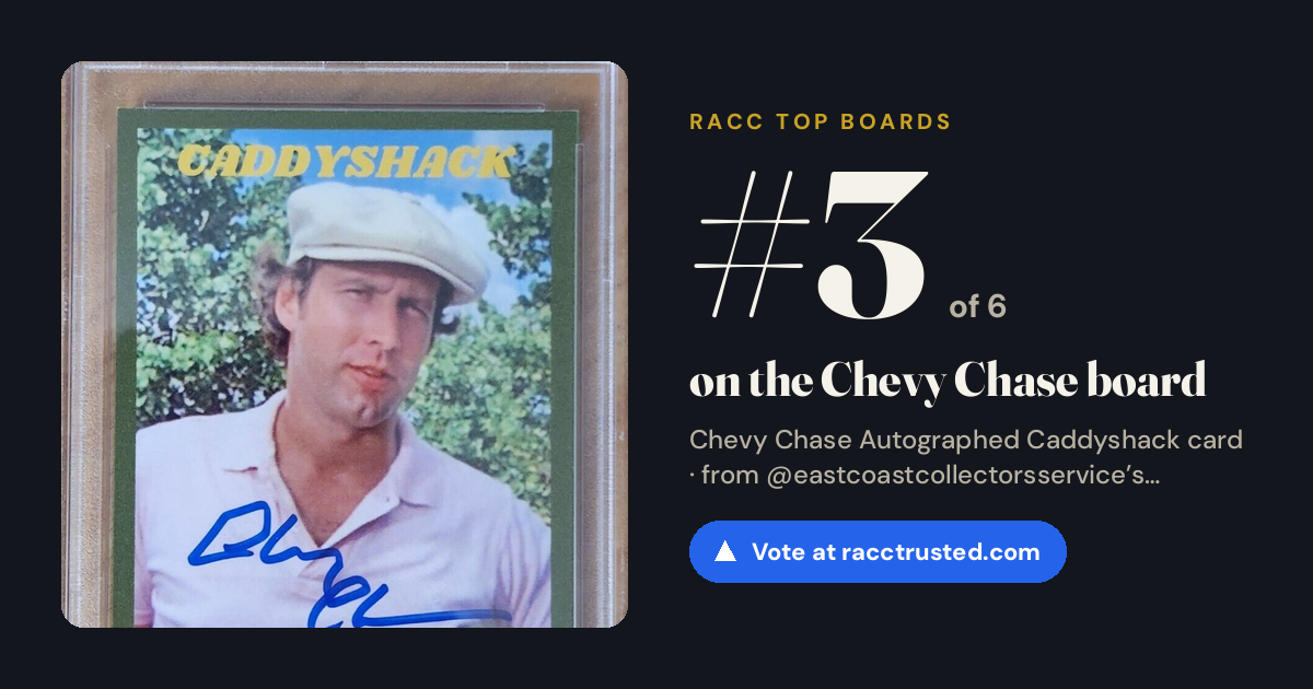 Share card: #3 of 6 on the Chevy Chase board