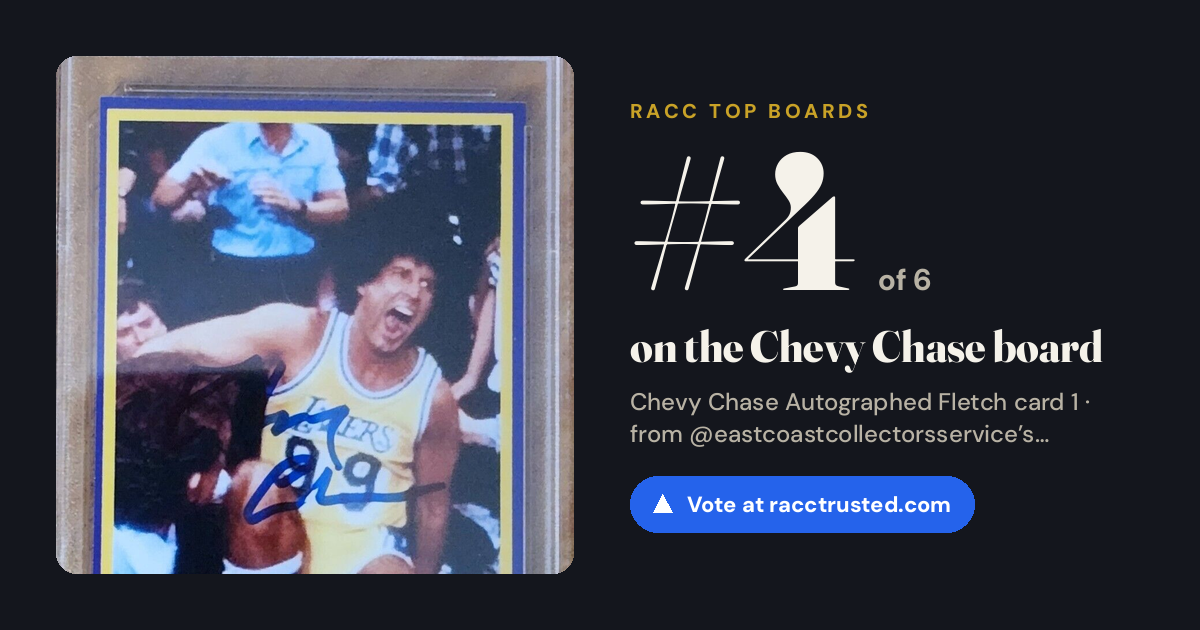 Share card: #4 of 6 on the Chevy Chase board