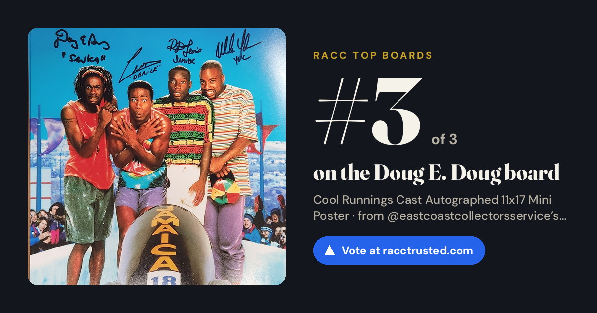 Share card: #3 of 3 on the Doug E. Doug board
