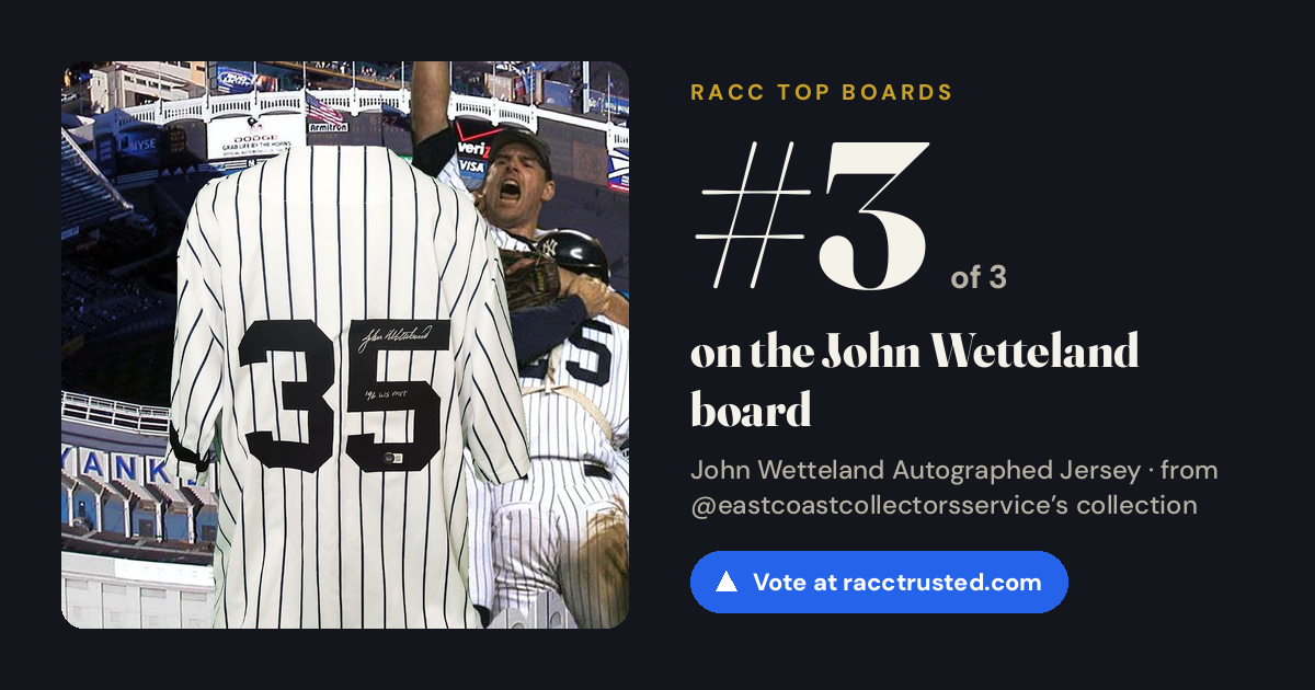Share card: #3 of 3 on the John Wetteland board