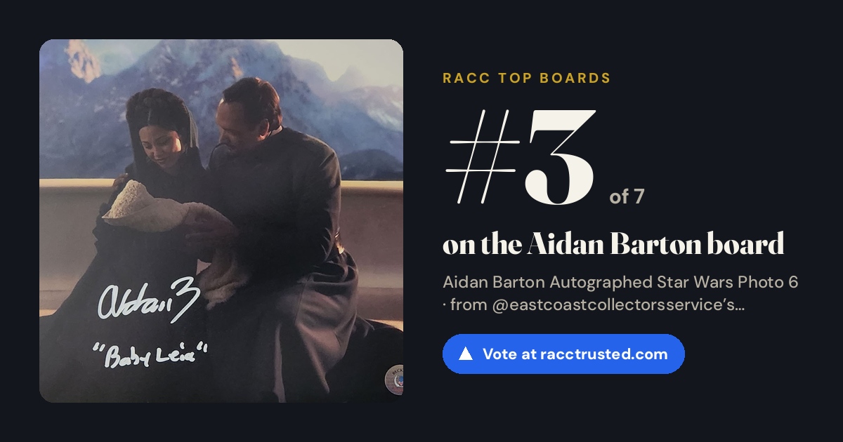 Share card: #3 of 7 on the Aidan Barton board