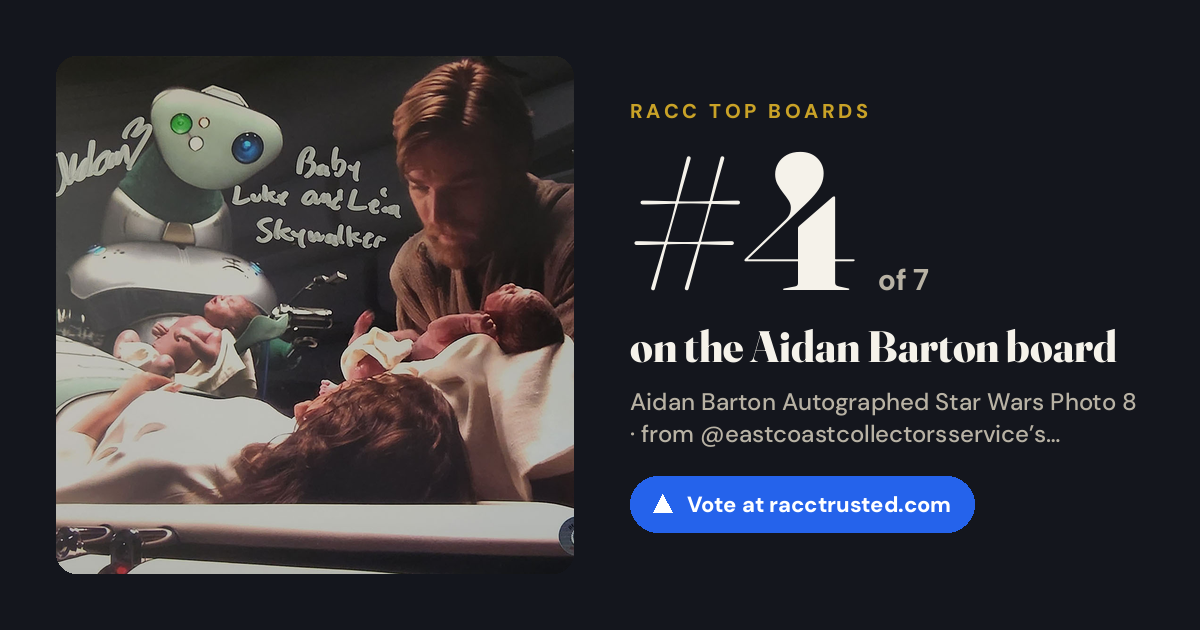 Share card: #4 of 7 on the Aidan Barton board
