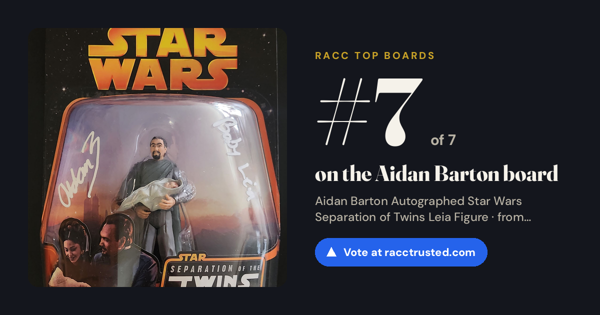 Share card: #7 of 7 on the Aidan Barton board