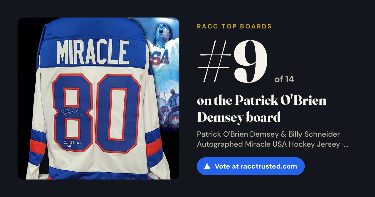 Share card: #9 of 14 on the Patrick O'Brien Demsey board
