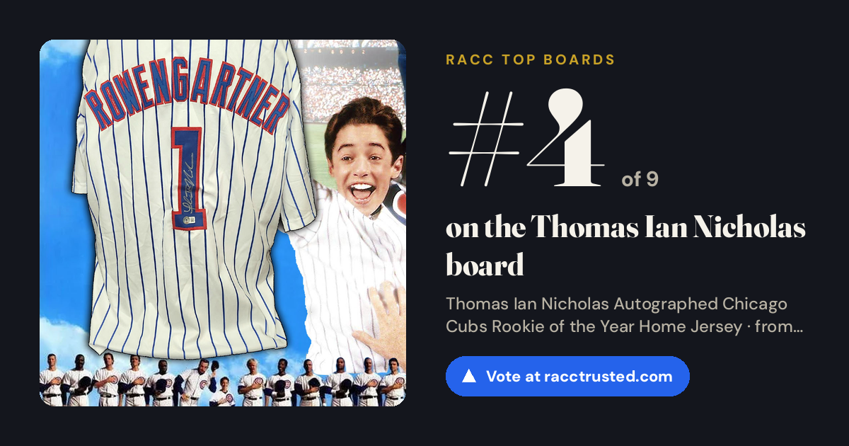 Share card: #4 of 9 on the Thomas Ian Nicholas board