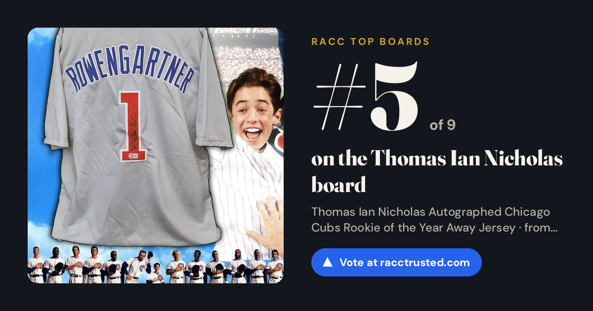Share card: #5 of 9 on the Thomas Ian Nicholas board