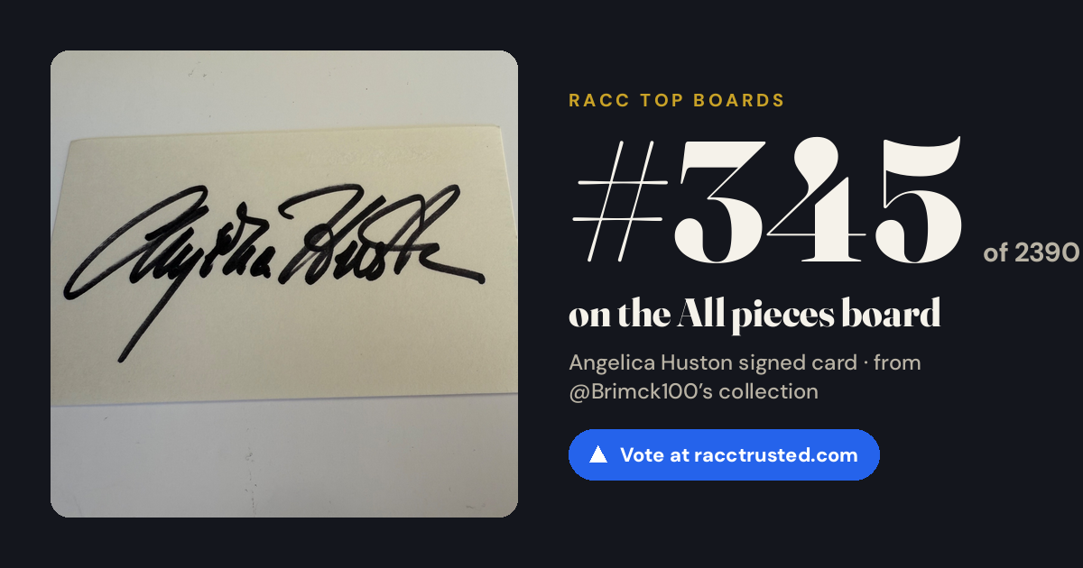 Share card: #345 of 2390 on the All pieces board