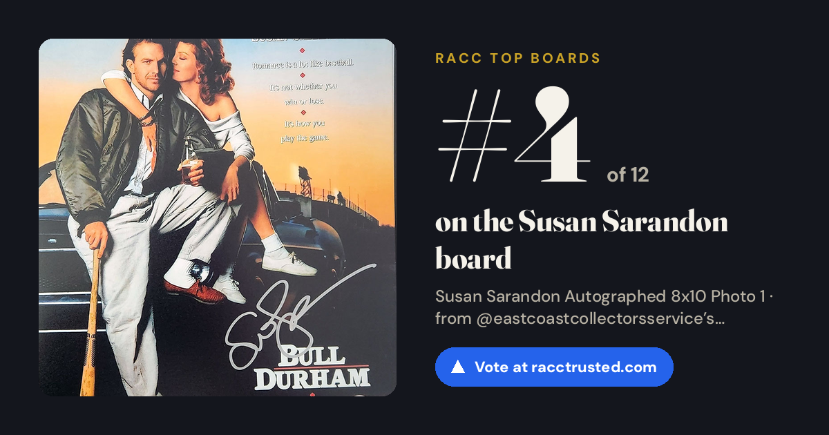 Share card: #4 of 12 on the Susan Sarandon board