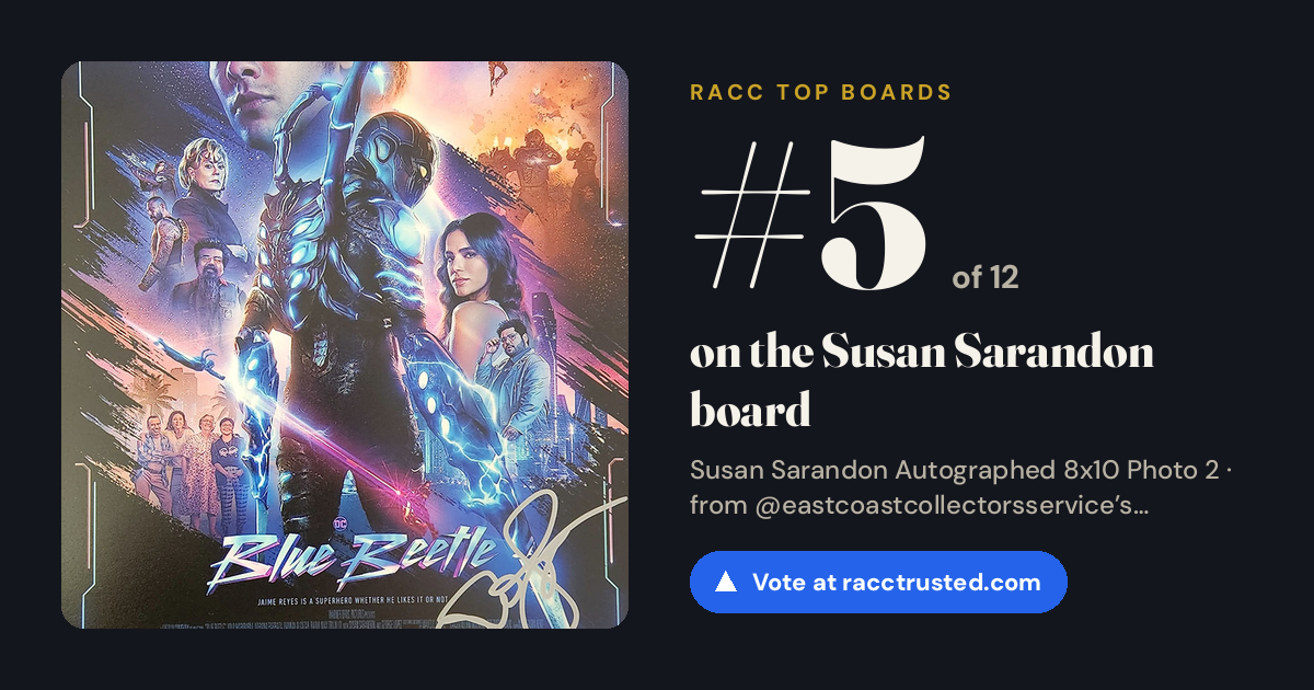 Share card: #5 of 12 on the Susan Sarandon board