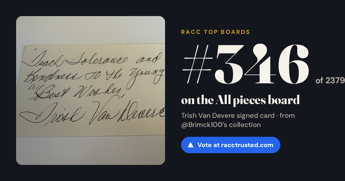 Share card: #346 of 2379 on the All pieces board