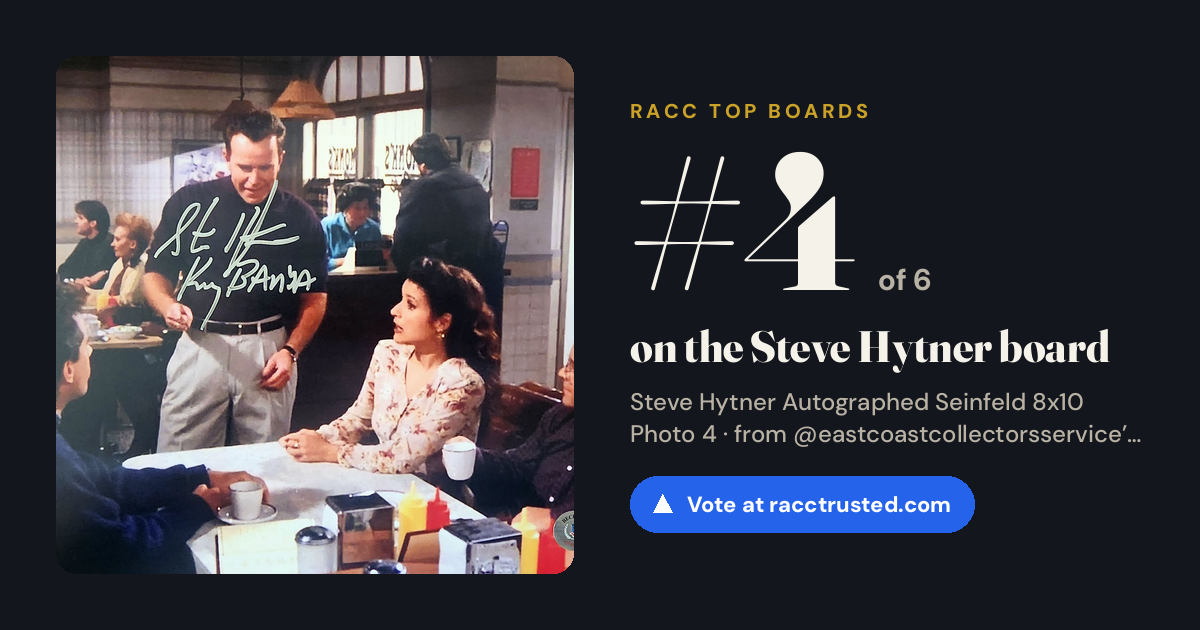 Share card: #4 of 6 on the Steve Hytner board