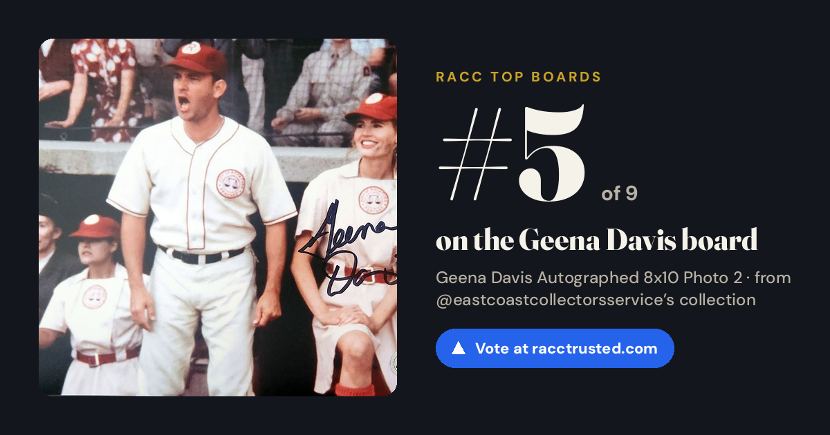 Share card: #5 of 9 on the Geena Davis board