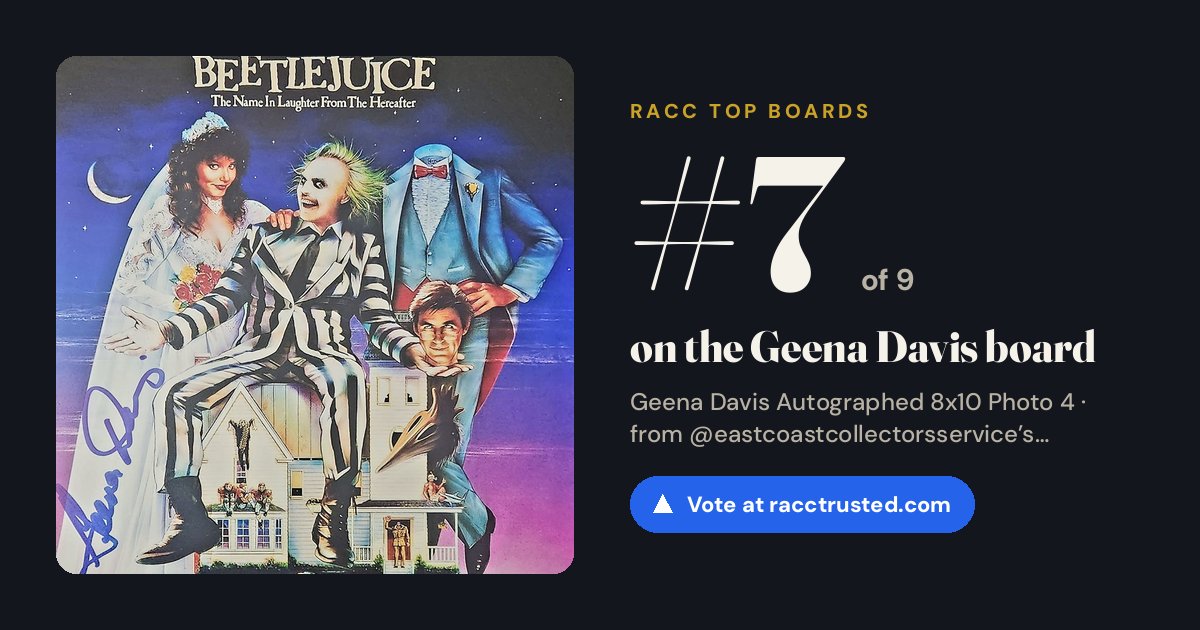 Share card: #7 of 9 on the Geena Davis board