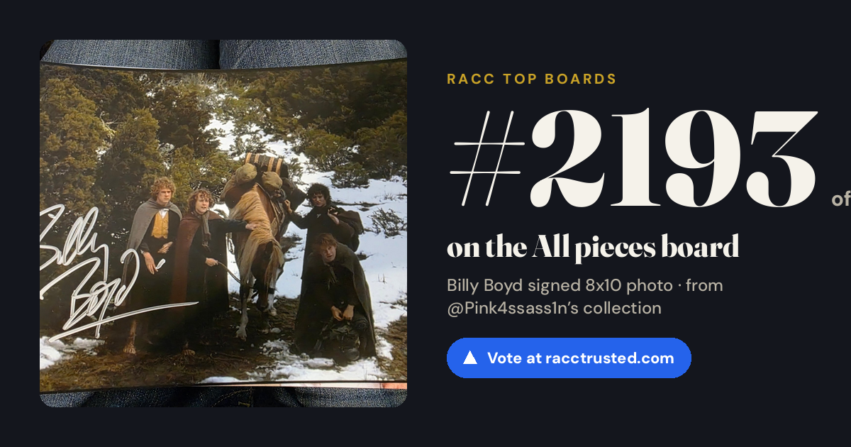 Share card: #2193 of 2212 on the All pieces board