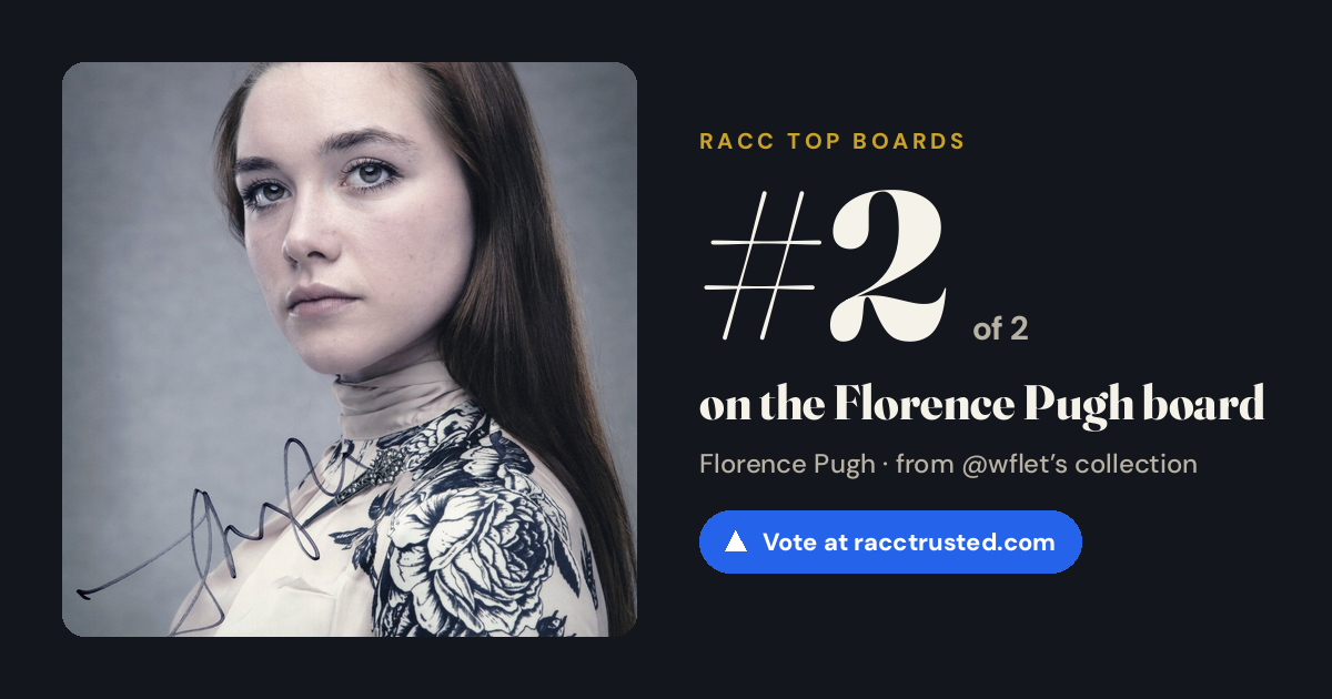 Share card: #2 of 2 on the Florence Pugh board