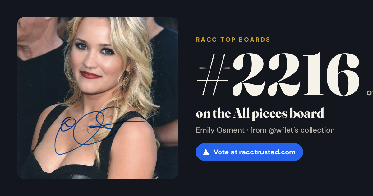 Share card: #2216 of 2228 on the All pieces board