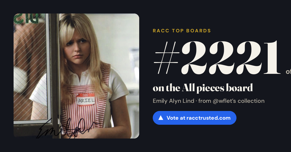 Share card: #2221 of 2228 on the All pieces board