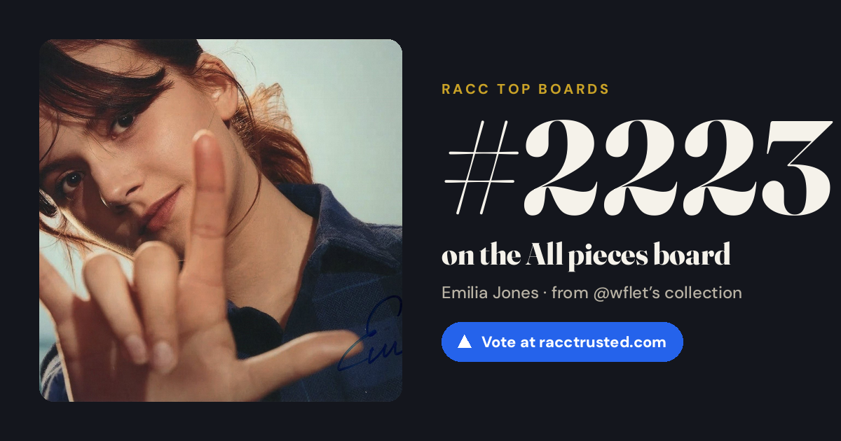 Share card: #2223 of 2228 on the All pieces board