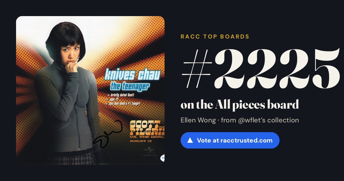 Share card: #2225 of 2228 on the All pieces board