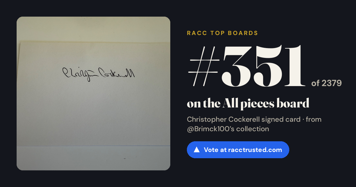 Share card: #351 of 2379 on the All pieces board