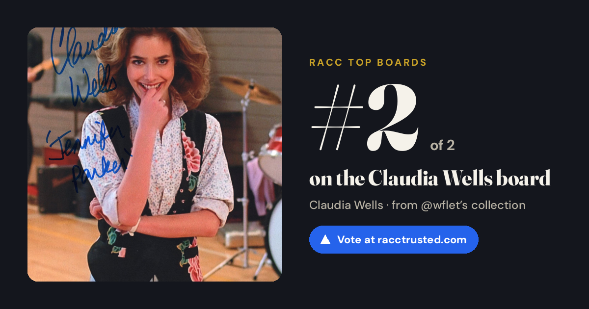 Share card: #2 of 2 on the Claudia Wells board