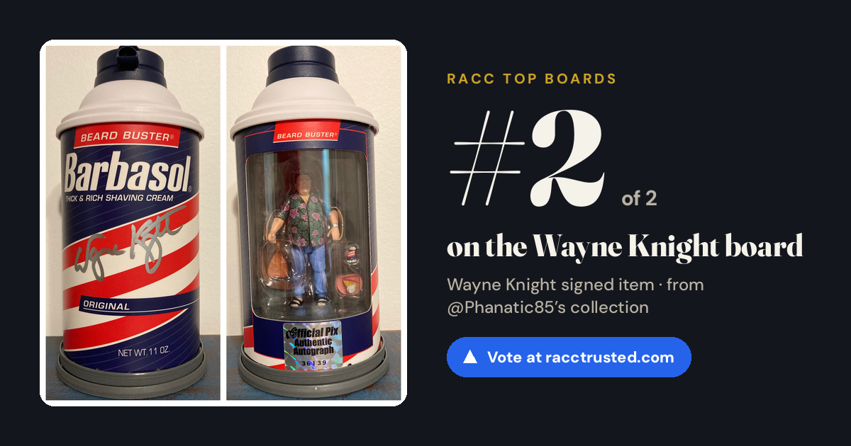 Share card: #2 of 2 on the Wayne Knight board