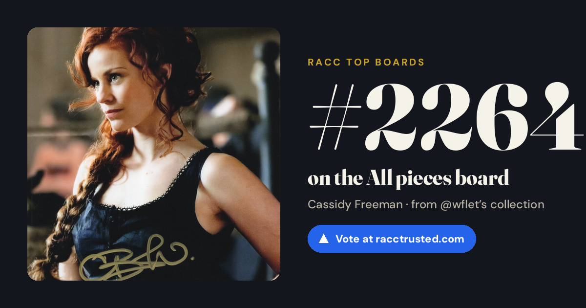 Share card: #2264 of 2264 on the All pieces board