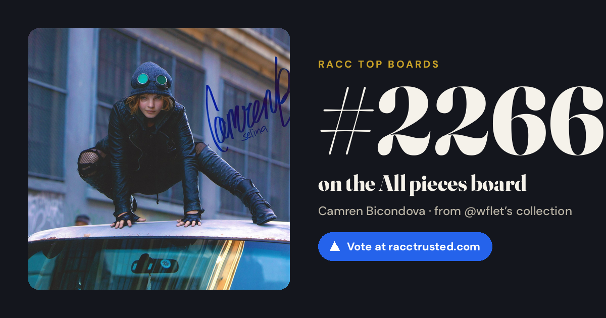 Share card: #2266 of 2277 on the All pieces board