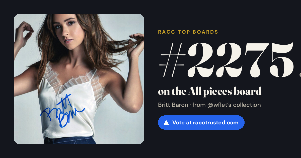 Share card: #2275 of 2277 on the All pieces board