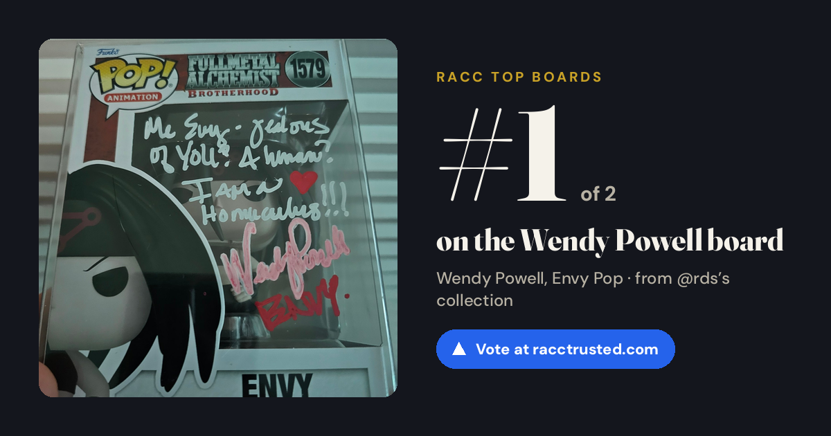Share card: #1 of 2 on the Wendy Powell board
