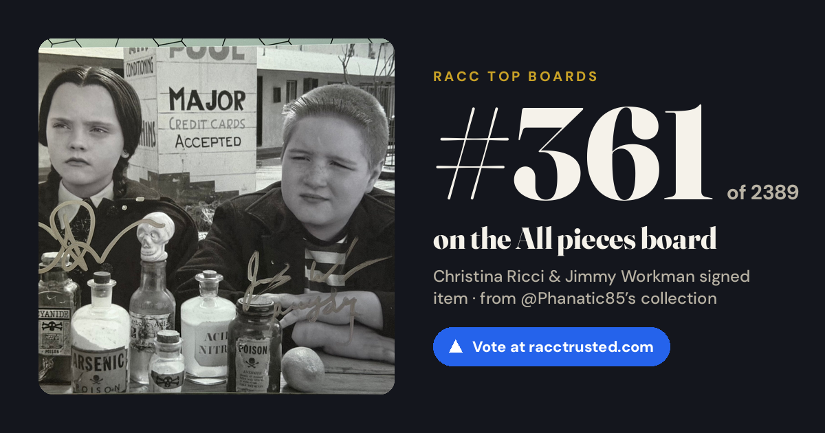 Share card: #361 of 2389 on the All pieces board