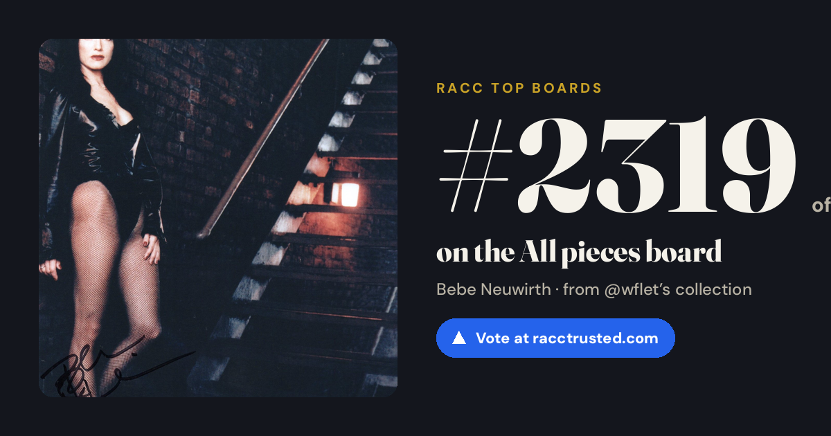 Share card: #2319 of 2325 on the All pieces board