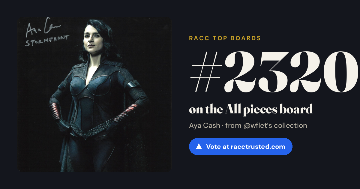 Share card: #2320 of 2325 on the All pieces board