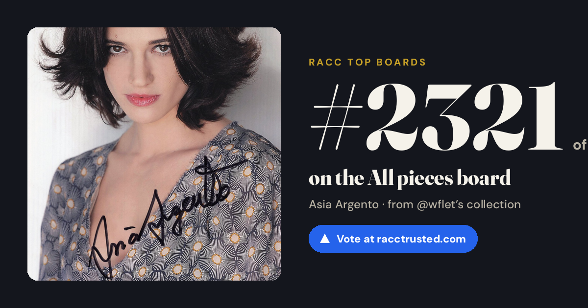 Share card: #2321 of 2326 on the All pieces board
