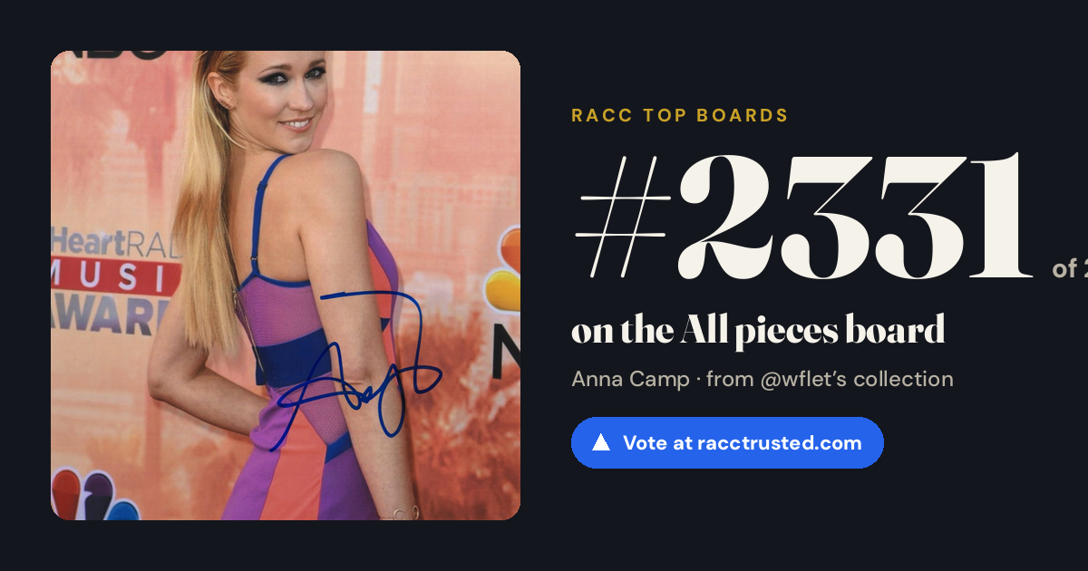 Share card: #2331 of 2336 on the All pieces board