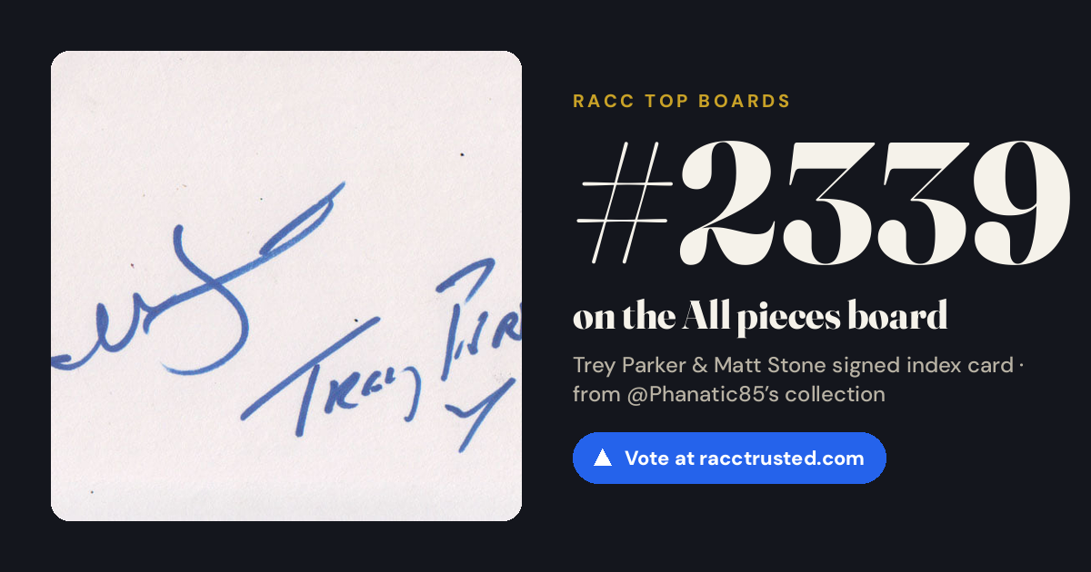 Share card: #2339 of 2350 on the All pieces board