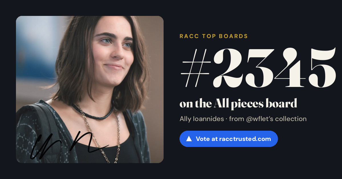 Share card: #2345 of 2351 on the All pieces board