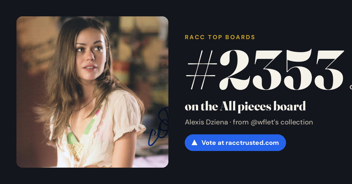Share card: #2353 of 2353 on the All pieces board