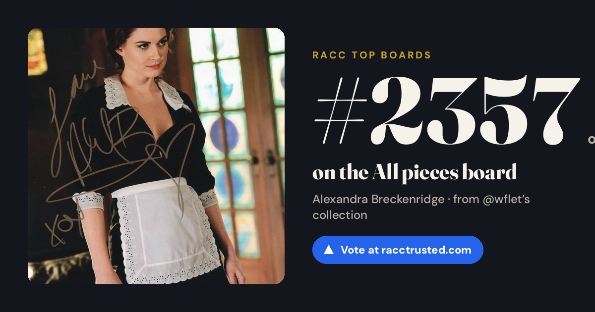 Share card: #2357 of 2380 on the All pieces board