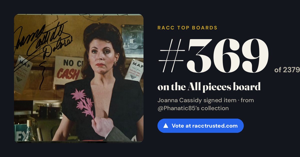 Share card: #369 of 2379 on the All pieces board